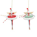 Tin Dec, 14cm - Circus Fairy, 2as