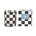 Boxed Scented Candle 7cm - Black/White Checkered