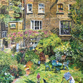 Islington Back Garden with Artist and her Daughter