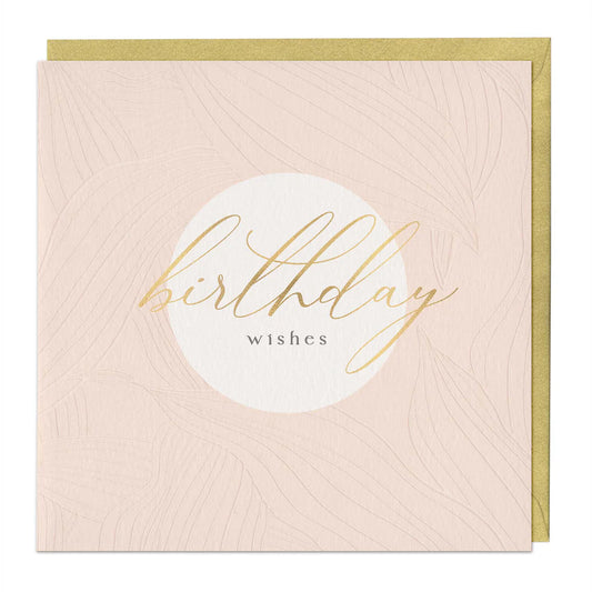 Elegance Birthday Wishes Luxury Card
