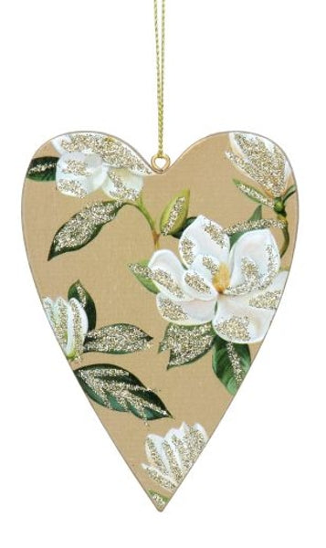 Wood Heart w Magnolia Dec