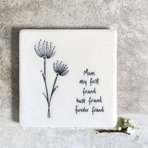 Floral coaster - Mum my Friend