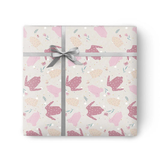 Wrapping Paper Baby Girl Grows Folded Sheets