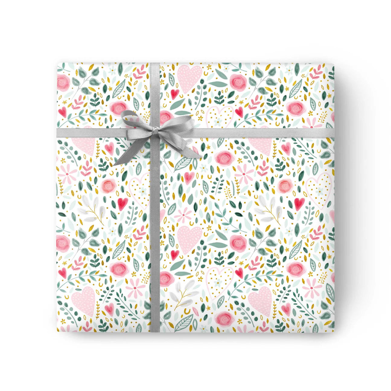 Wrapping Paper Floral Folded Sheets