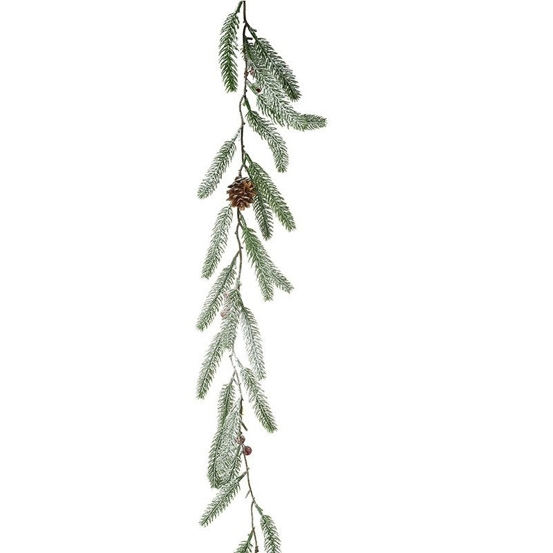 GREEN FIR AND PINE CONE GARLAND