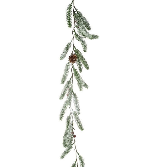 GREEN FIR AND PINE CONE GARLAND