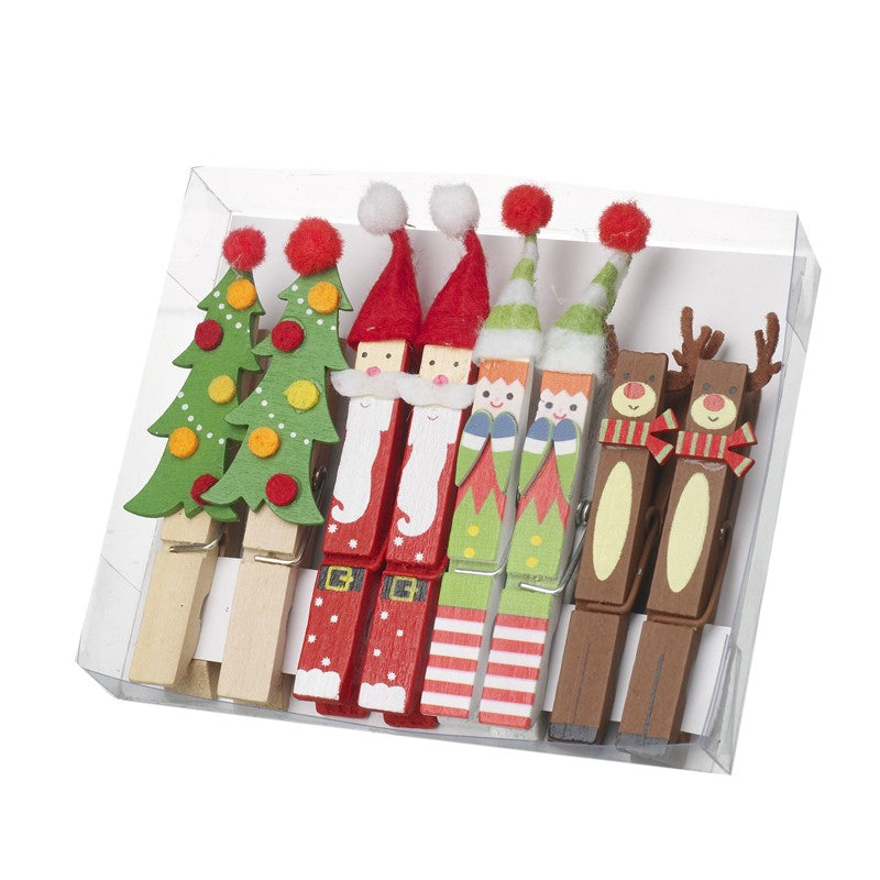 DECORATIVE WOODEN PEG SET