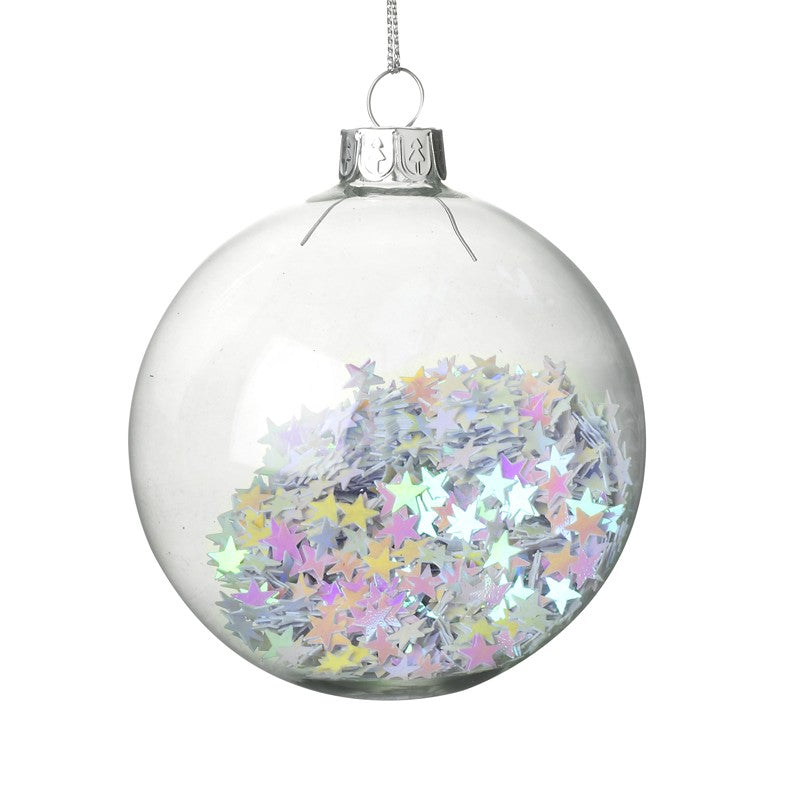 HANGING BAUBLE WITH STARS