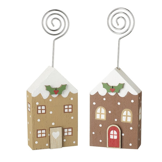 CHRISTMAS HOUSE NAPKIN PLACE SETTING HOLDER