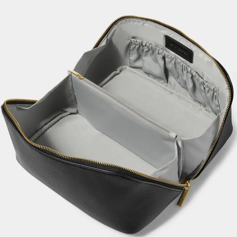 LARGE MAKEUP / WASH BAG BLACK