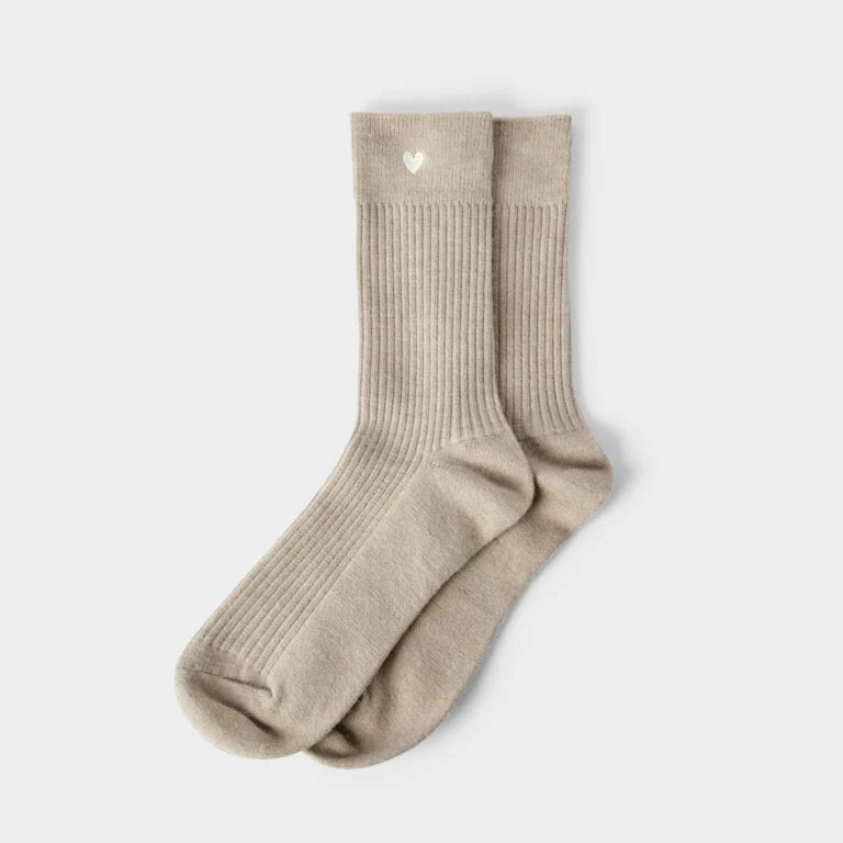 GIFT BOXED SOCKS TAUPE