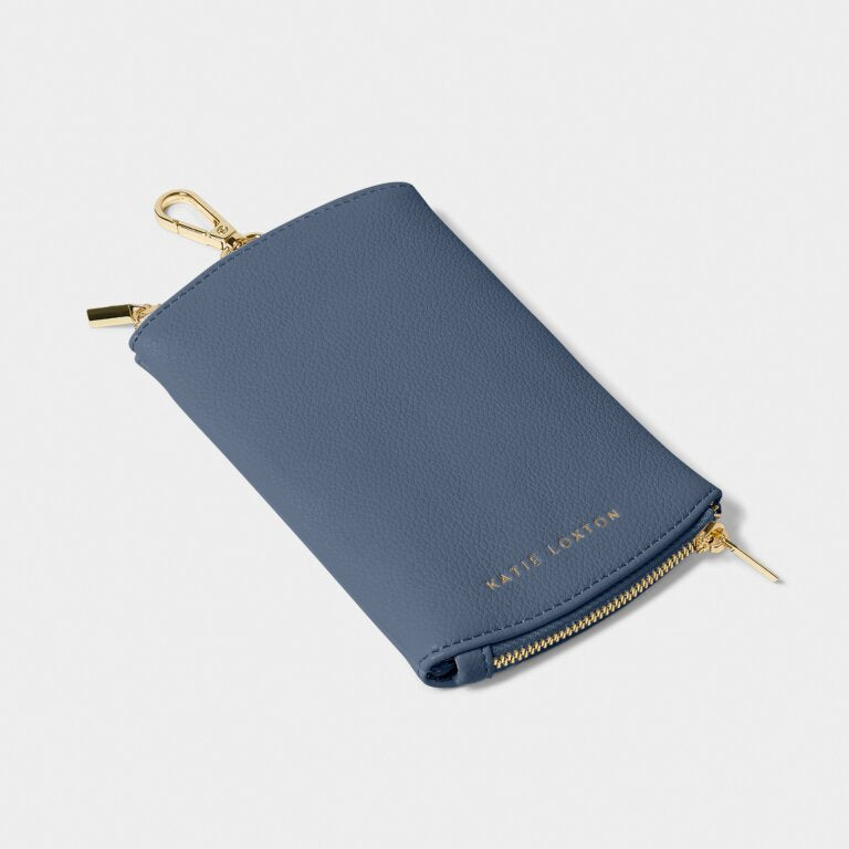 CLIP ON SUNGLASSES CASE NAVY