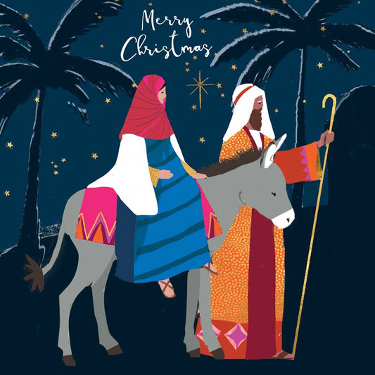 Christmas Mary and Joseph Charity Card