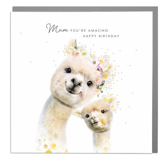 Wildlife Botanical - Alpaca - Mum Birthday