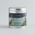 Tin - Orange & Cinnamon Scented Christmas Candle