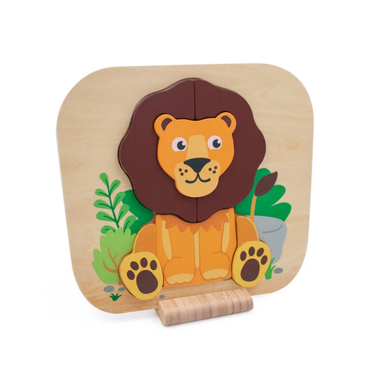 Safari Lion raised puzzle