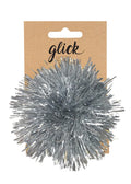 Pom Pom Tinsel Silver