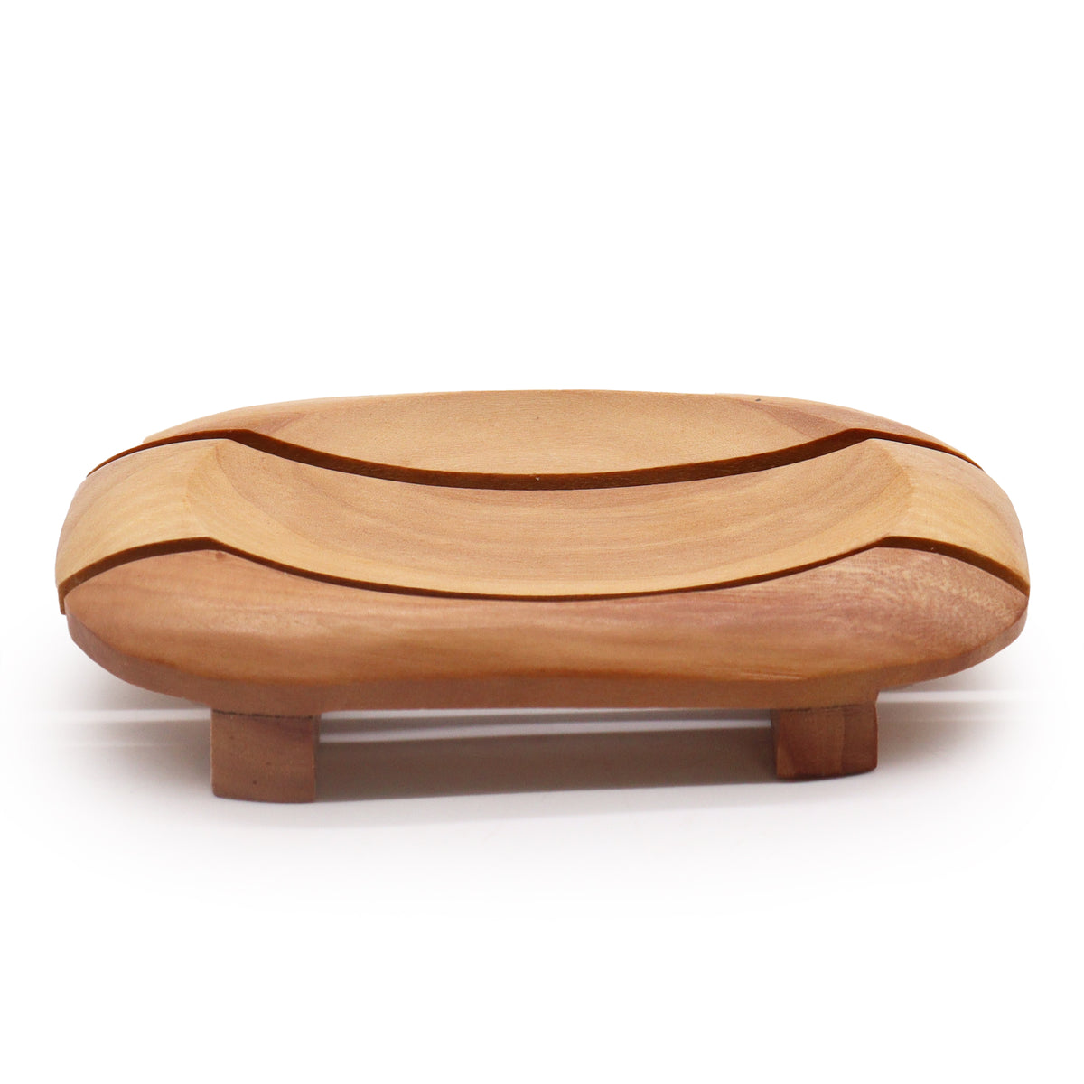 Classic Naseberry Soap Dish - Oval in Rectangle