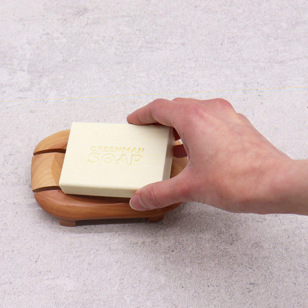 Classic Naseberry Soap Dish - Oval in Rectangle