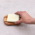 Classic Naseberry Soap Dish - Oval in Rectangle