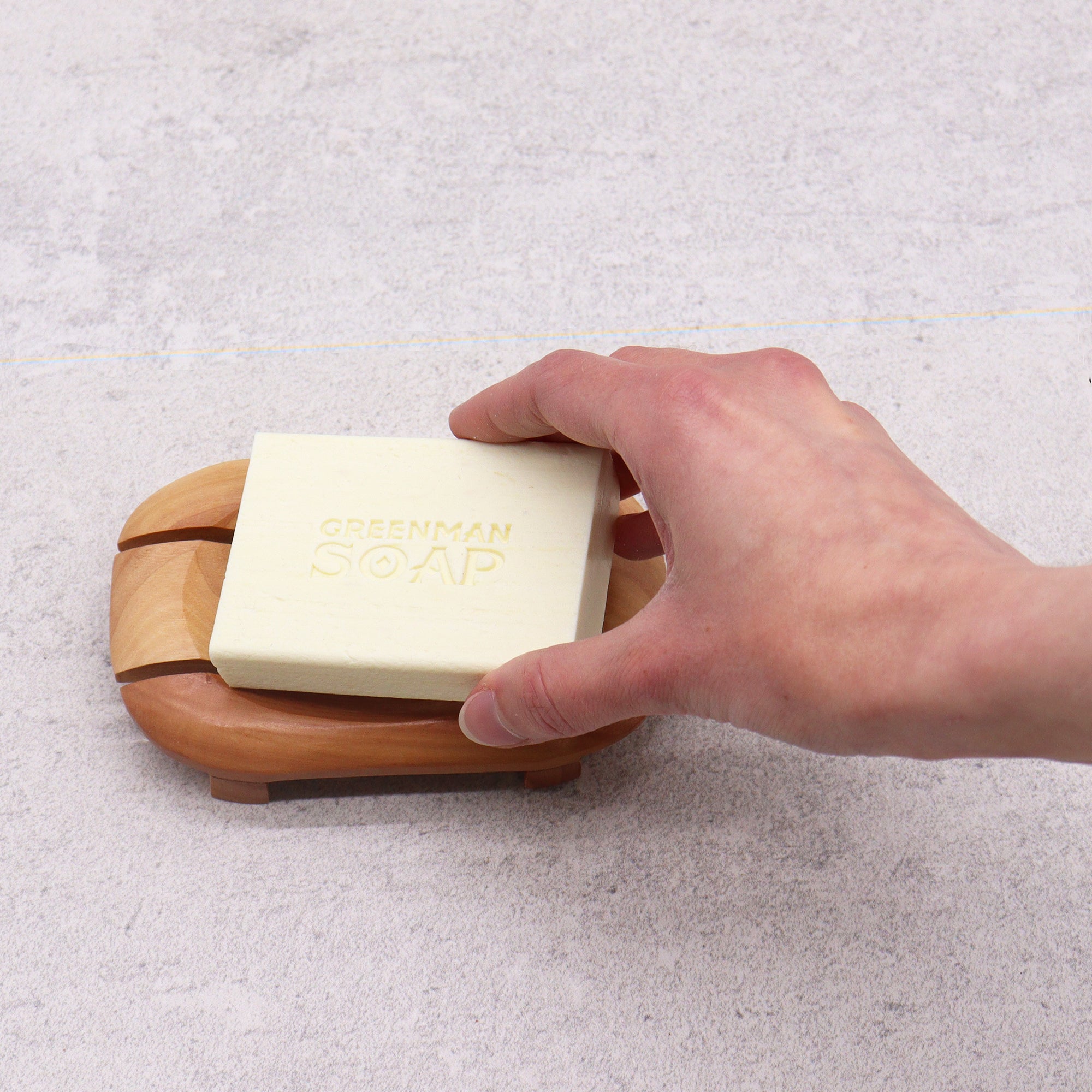 Classic Naseberry Soap Dish - Oval in Rectangle