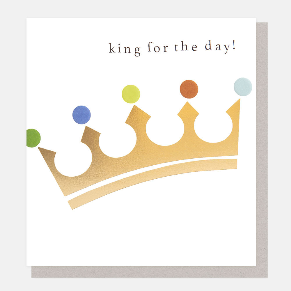 King For the Day Gold Crown