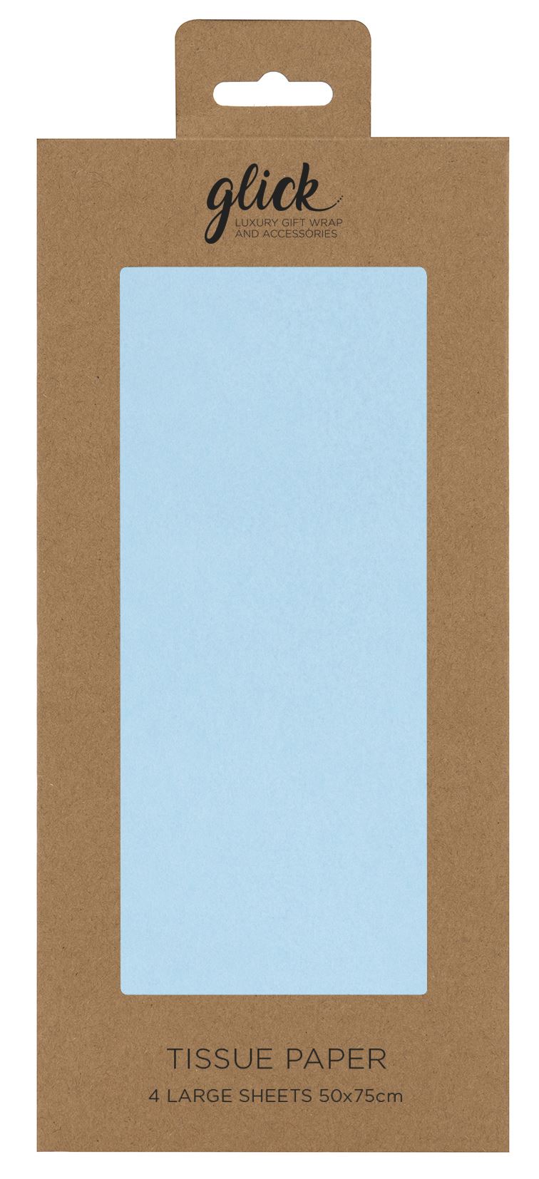TISSUE PLAIN ARCTIC BLUE