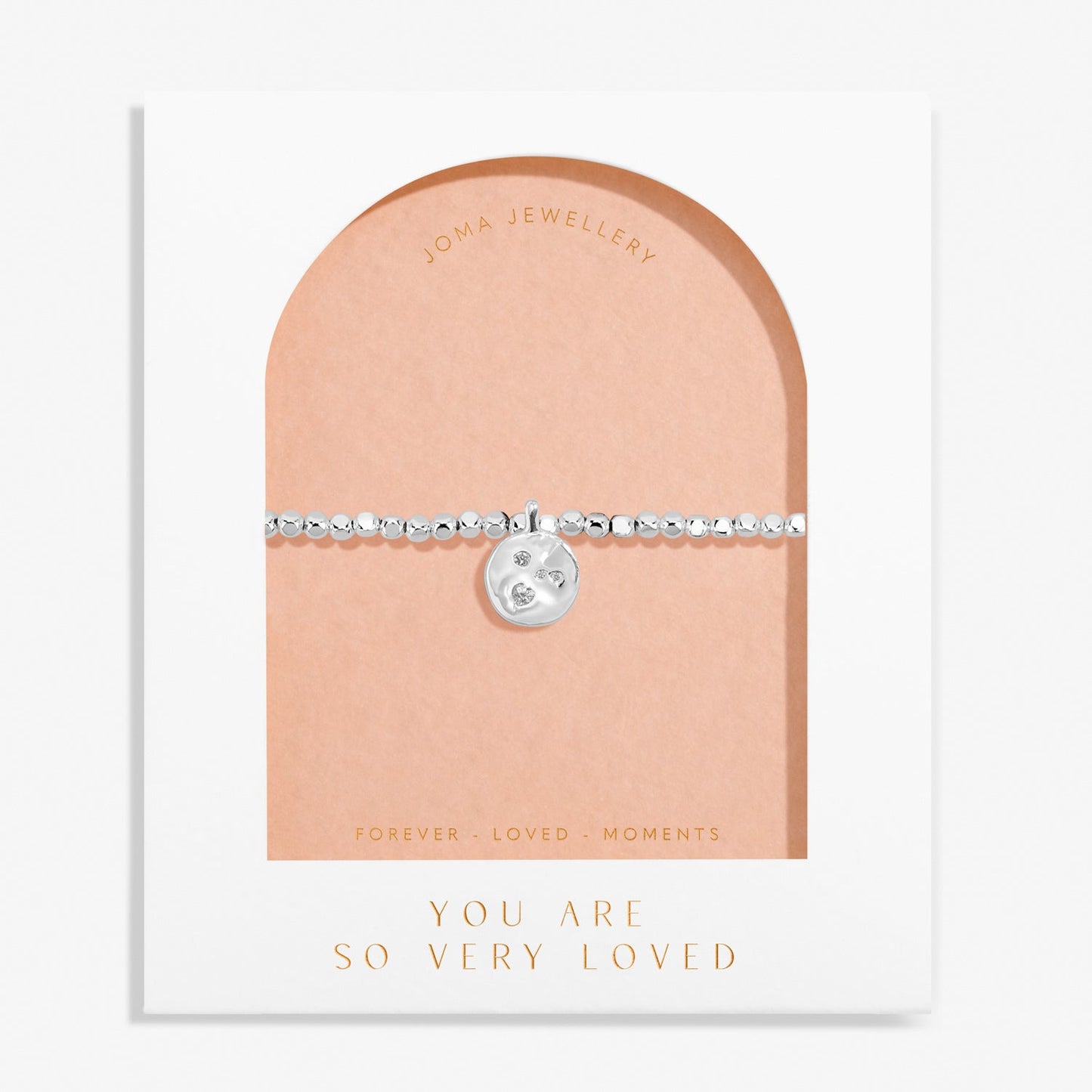 DOLCE VITA | YOU ARE SO LOVED | Silver Plated | Bracelet | 17.5cm stretch