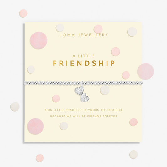 CONFETTI A LITTLE | FRIENDSHIP | Silver Plated | Bracelet | 17.5cm stretch