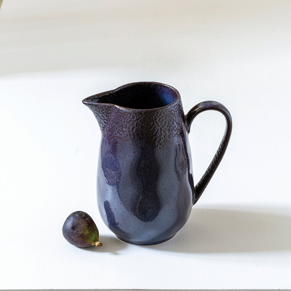 Ceramic Jug Inky Blue