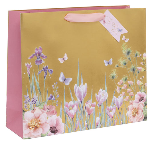 GIFT BAG SHOPPER LANDSCAPE GOLDEN GARDEN