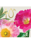 AGE 40 BIRTHDAY SUMMER FLORAL