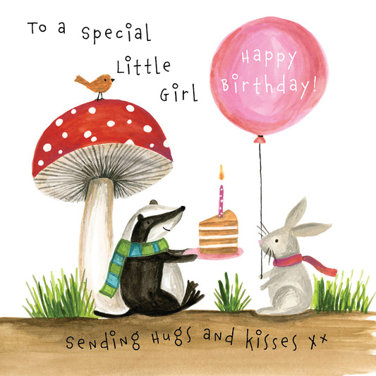 Special Little Girl Happy Birthday