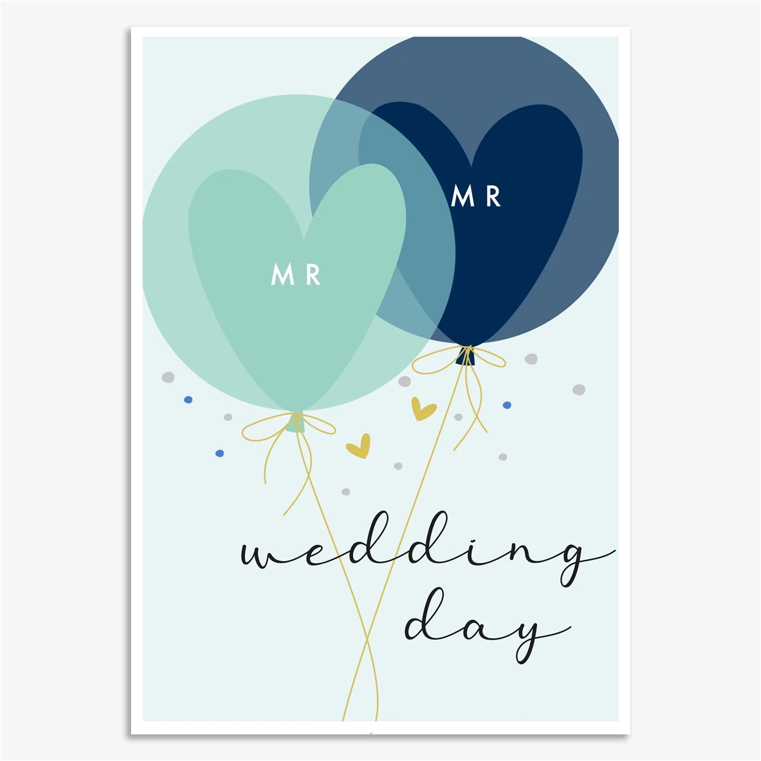 MR AND MR WEDDING DAY