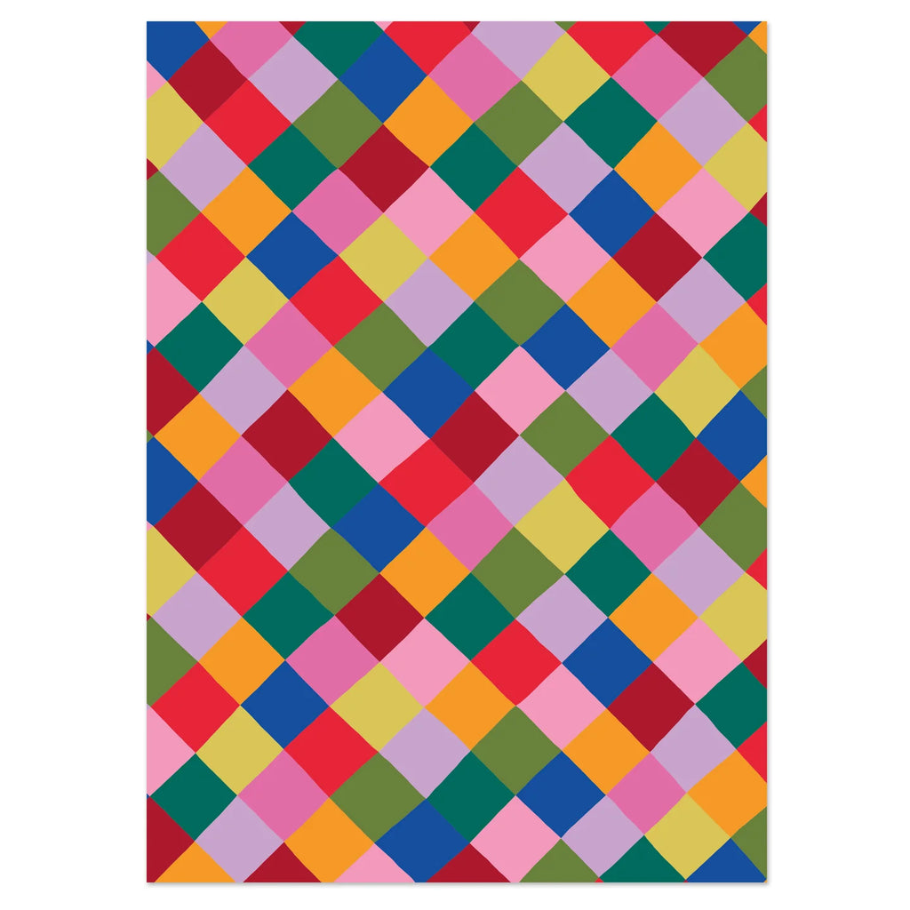 Harlequin Wrapping Paper