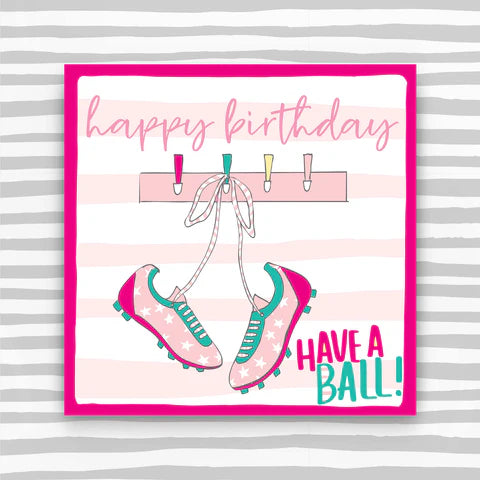 Women's Football Boots - Happy Birthday