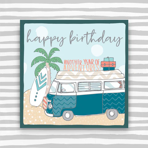 Campervan - Happy Birthday
