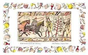 Bayeux Tapas Tree Tea Towel