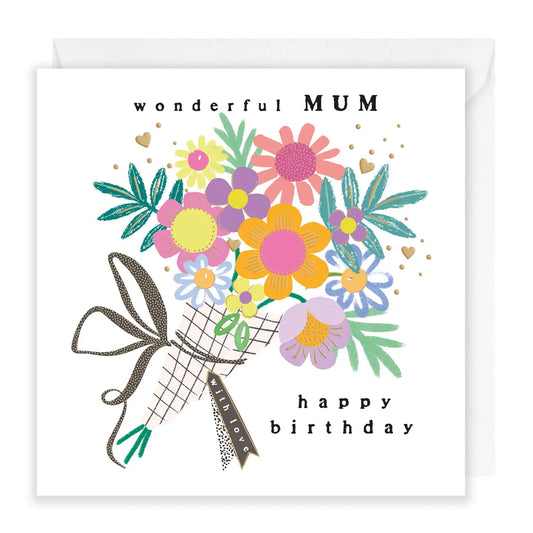 Wonderful Mum Happy Birthday