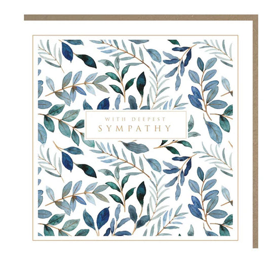 Sympathy - blue flowers