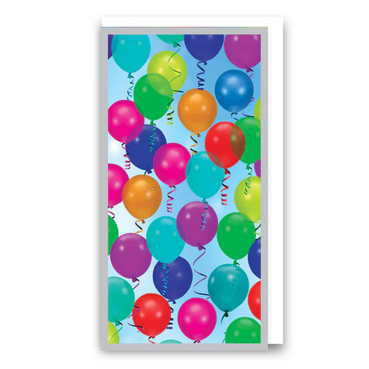 Happy Birthday Balloons - Foil Money Wallet