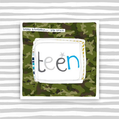 Boy teen Birthday Card