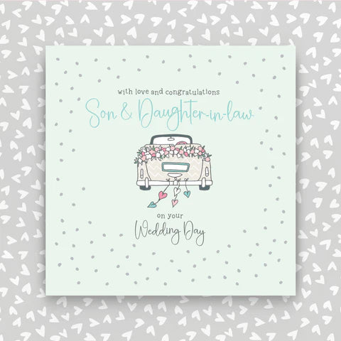 Son and Daughter-in-law on your Wedding day