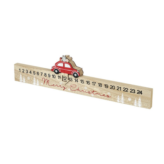 Wooden Advent Ruler Style