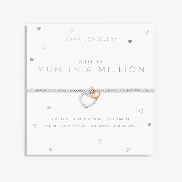 A LITTLE MUM IN A MILLION silver Bracelet