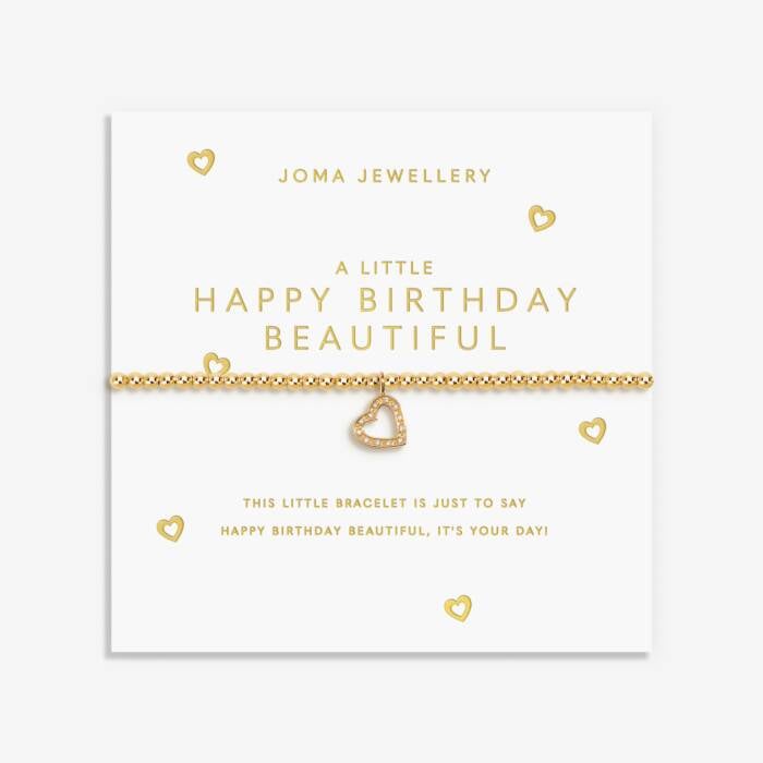 A LITTLE | HAPPY BIRTHDAY  | Gold Plated | Bracelet