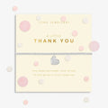 CONFETTI A LITTLE | THANK YOU | Silver Plated | Bracelet | 17.5cm stretch