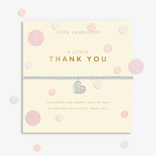 CONFETTI A LITTLE | THANK YOU | Silver Plated | Bracelet | 17.5cm stretch