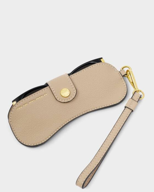 SUNGLASSES CASE LIGHT TAUPE