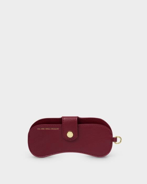 SUNGLASSES CASE CHERRY